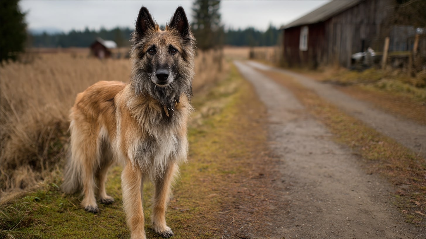 Berger belge Laekenois au poil dur, chien rustique et attachant