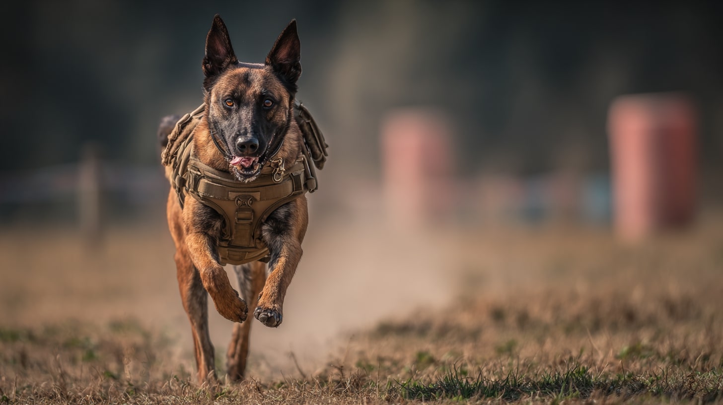 Berger belge Malinois, chien de travail athlétique et utilisé par les forces de l’ordre